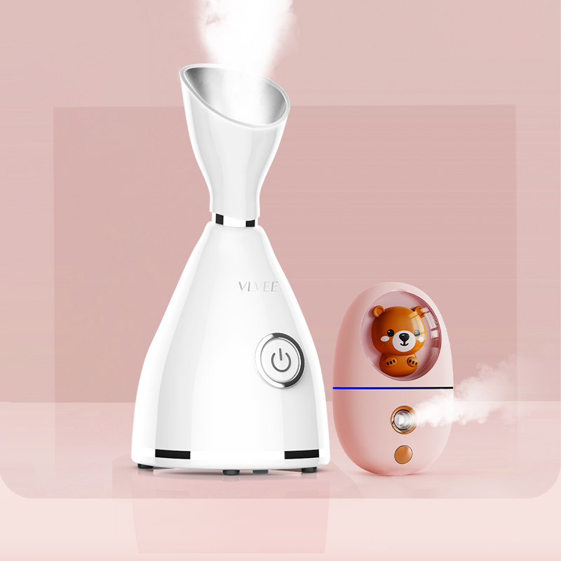 Beauty Products Electric Moisturizing Face Spray Home Use Facial Steamer Hot And Cold Face Steamer Multi Functional Face 