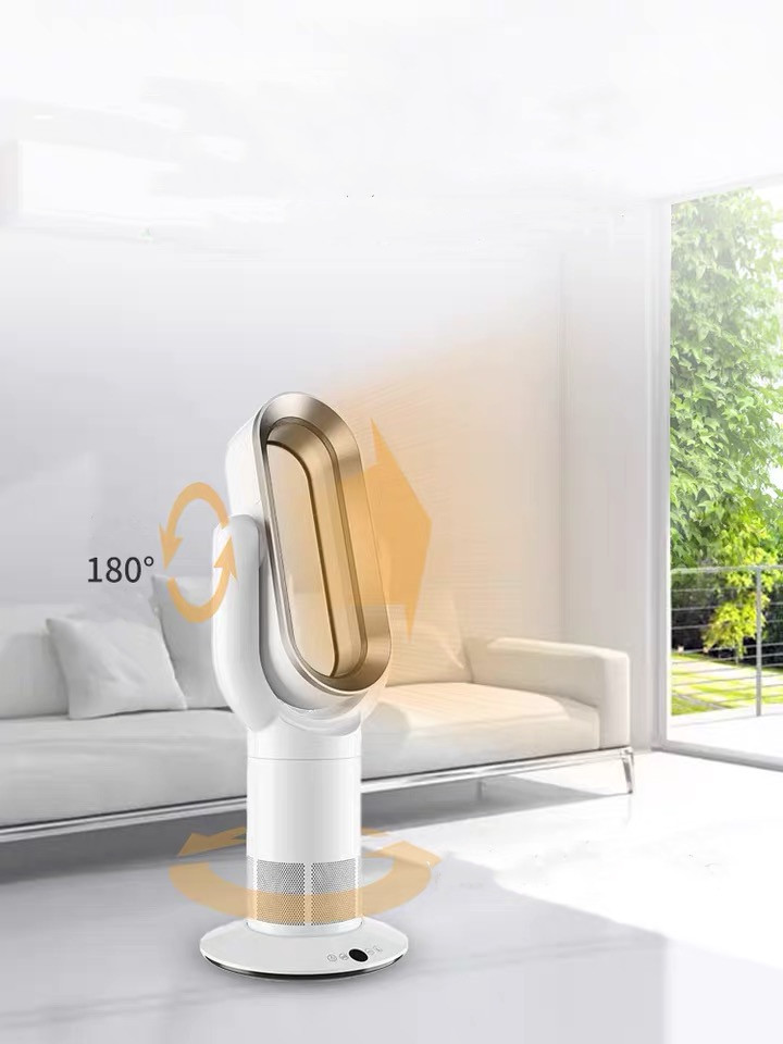 Fan And Heater 2 In 1 Modern Luxury Home Appliance Air Cooler Bladeless Fan Heater 