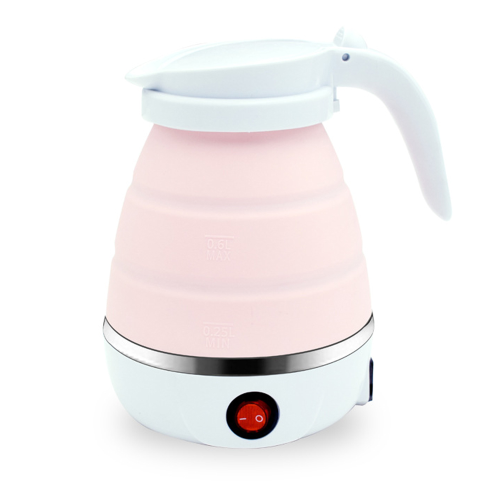 Silicone Folding Electric Kettle Home Travel Hotel Portable Kettle Stainless Steel Kitchen Small Appliances 