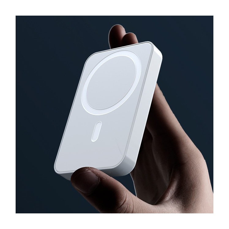 Classic Powerbank Mini Portable Type-c Power Bank,Magnetic Powerbank 5000mah Wireless Charger Power Bank For Iphone 
