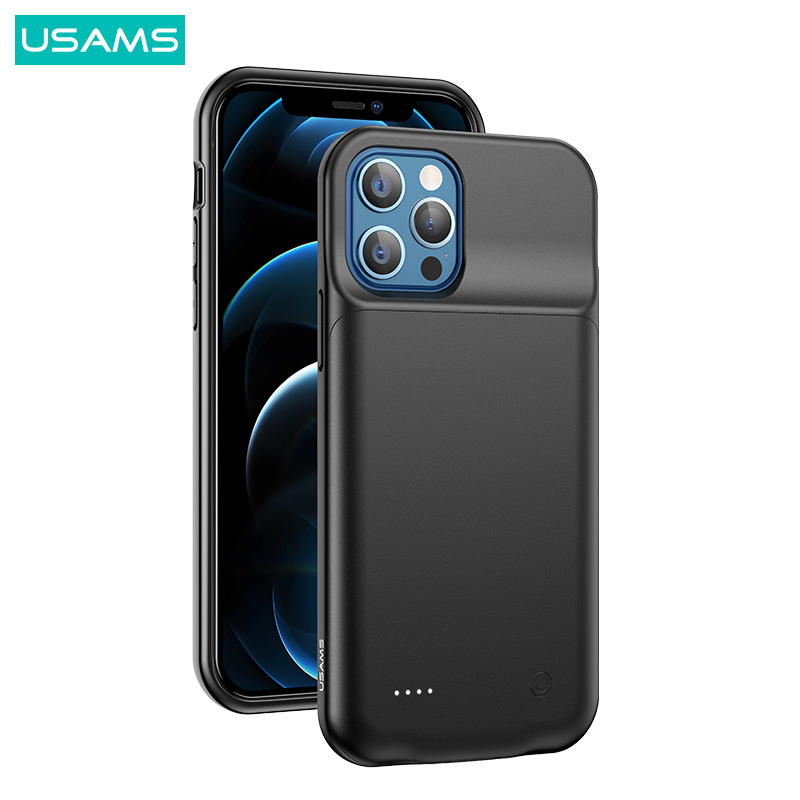 Usams 2500mah Slim Portable Rechargeable Battery Pack Charging Case For Iphone 12 Series 