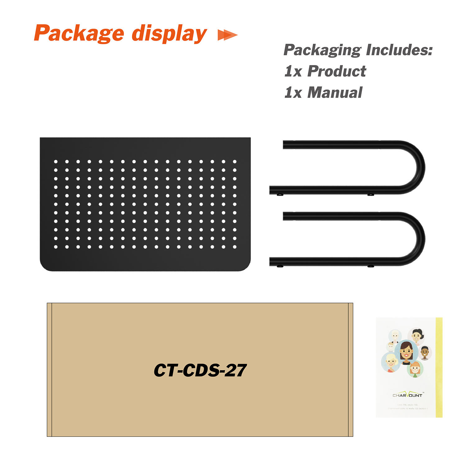 Charmount Portable Other Computer Accessories Aluminum Ergonomic Monitor Stand 