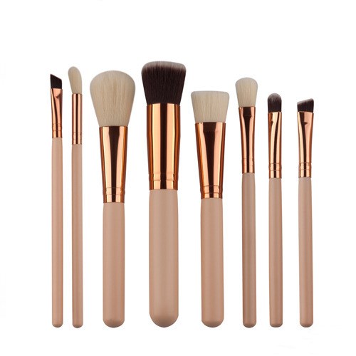 2022 New Arrivals Beauty Products 8pcs Makeup Brush Different Colors Makeup Brush Set Trending Products 