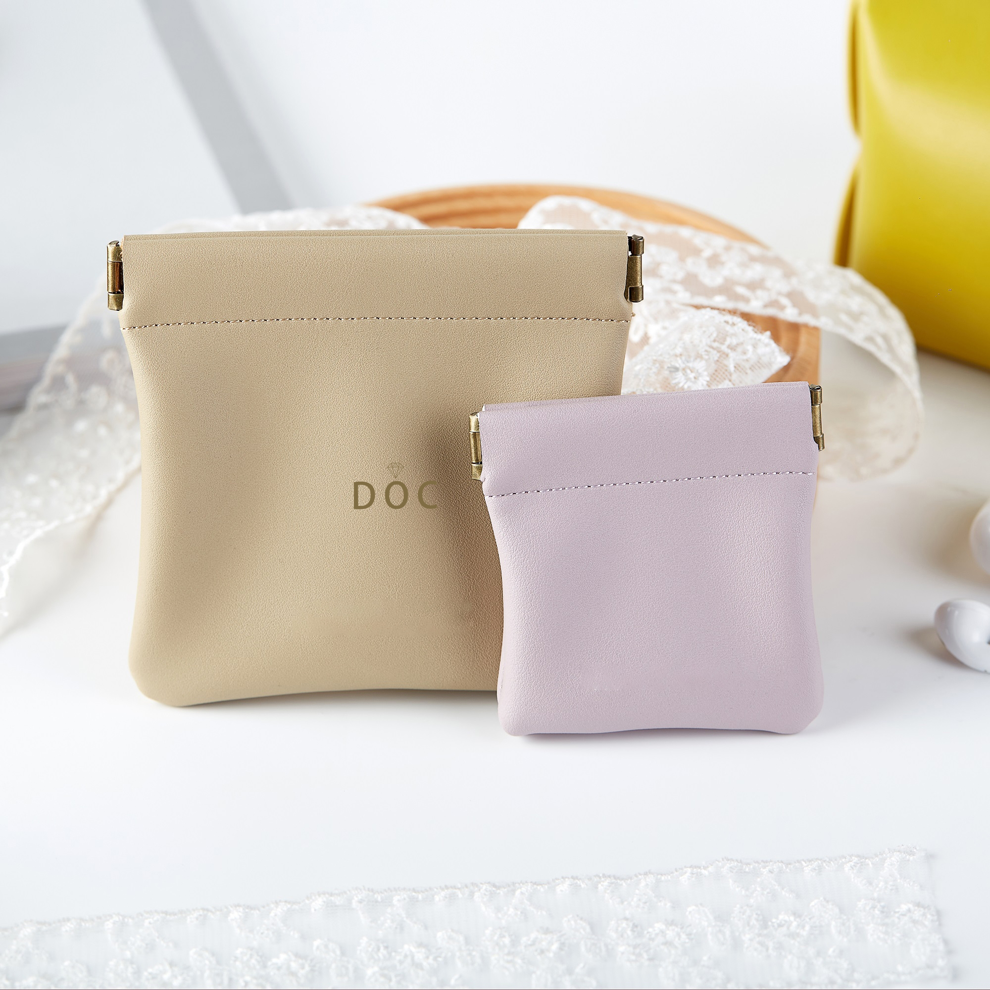 Luxury Jewelry Pu Leather Bag Earrings Pouch Packaging Pouches Jewelry Gift Bags 