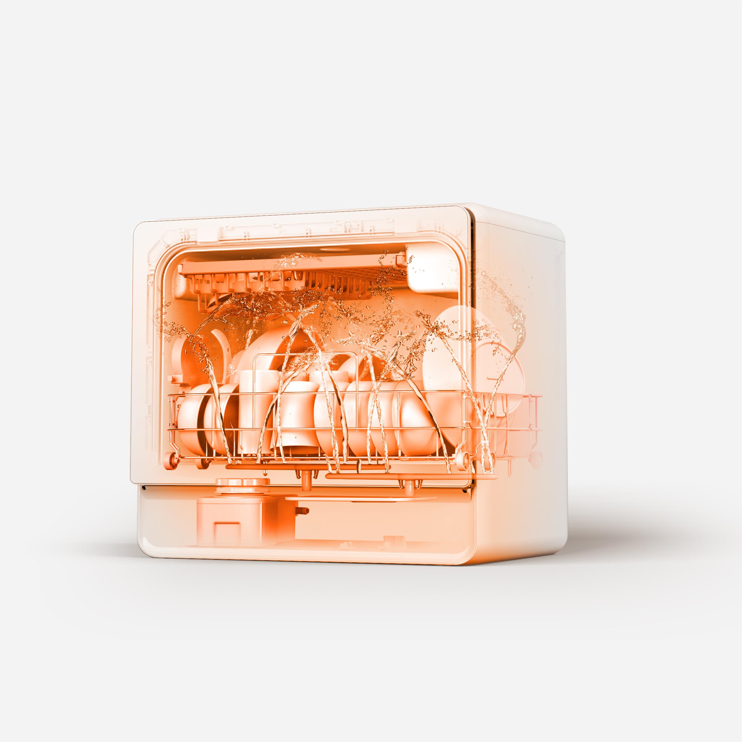 Major Kitchen Appliances Dishwasher Machine Smart Dishwasher 5.2l Countertop Desktop Dish Washer 