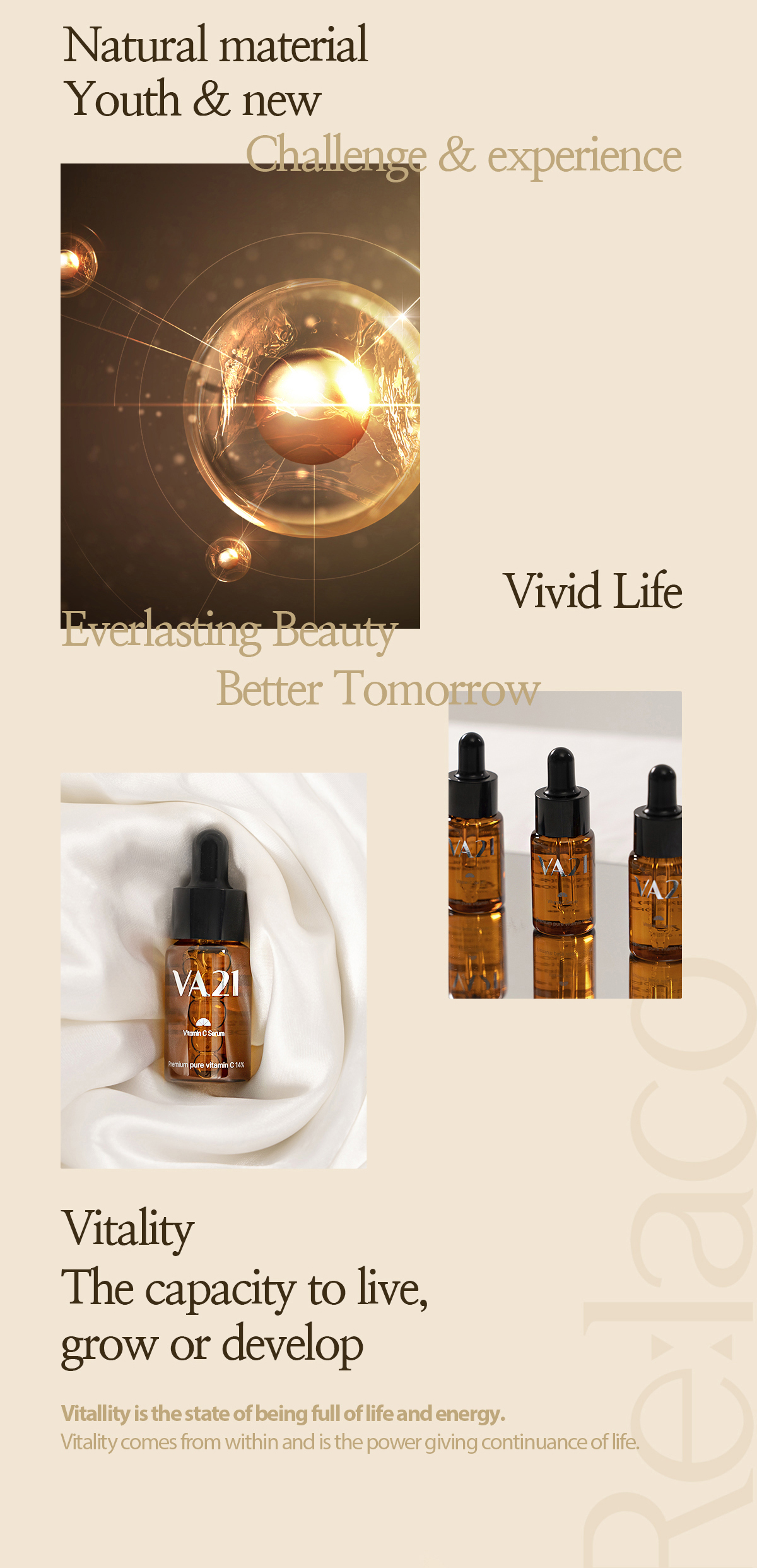 Hot Selling Everlasting Beauty Products Imported Raw Material True Skin Naturals Vitamin C Facial Serum 