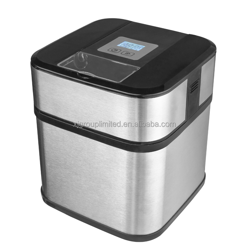 Xj-14413 Home Appliance Ice Cream Maker With Square Shape And Digital Timer With Lcd Display Chinese Supplier New Product 