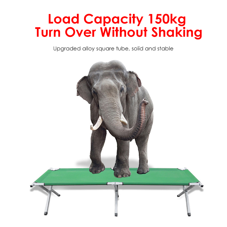 Camping Cot Folding Cot Sleeping Bed Adjustable Foldable Portable Single Outdoor Camping Bed 