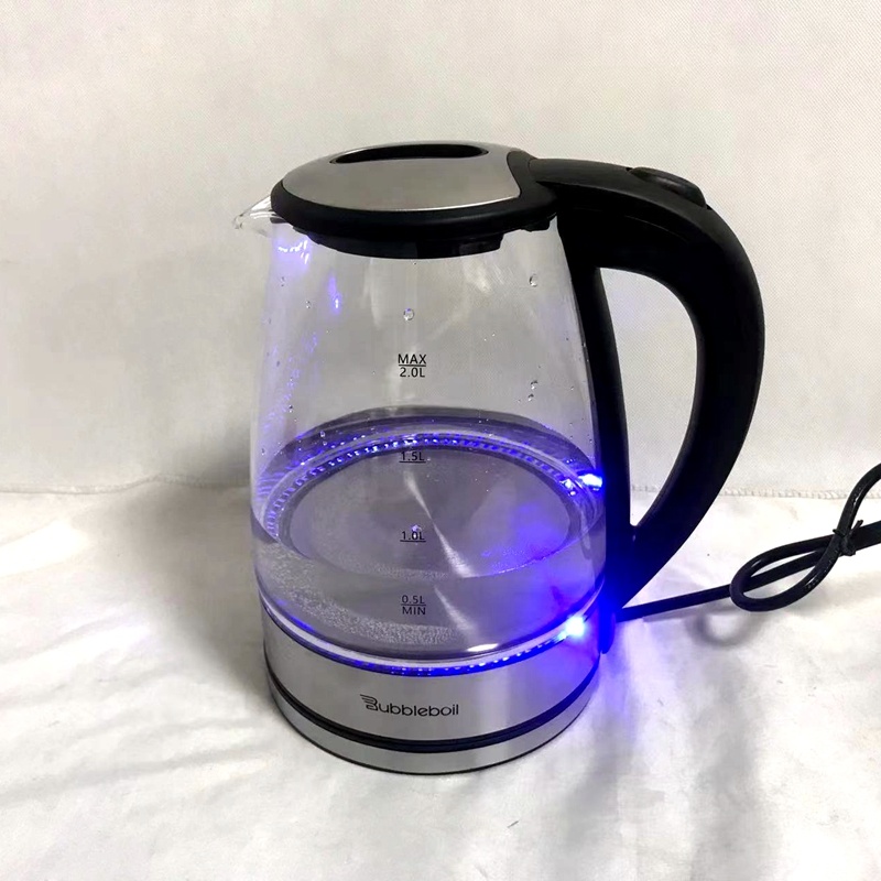 Spot Wholesale Home Small Portable Tea Maker Cordless Electric Jug Kettle 2l Kettle Teapot Glass Electric Kettles 