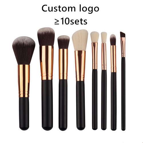 2022 New Arrivals Beauty Products 8pcs Makeup Brush Different Colors Makeup Brush Set Trending Products 