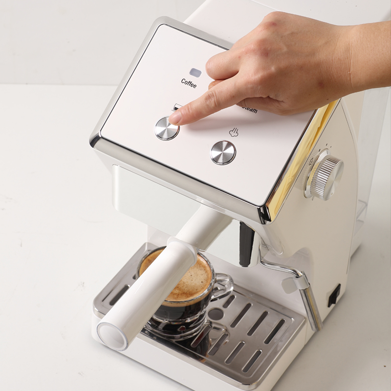 Automatic Coffee Machine Professional Semi-auto Espresso Coffee Machine With Milk Tank For Home 