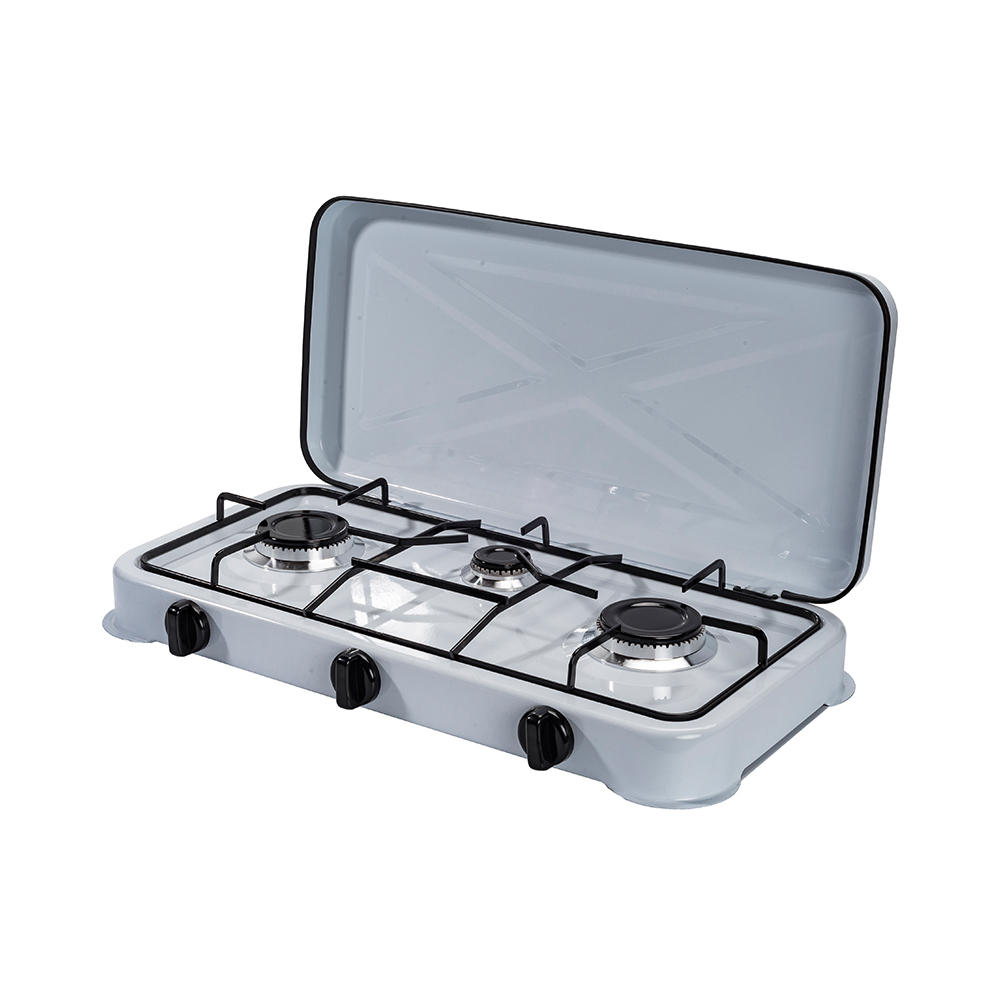 Factory Wholesale Cheap Price Home Stainless Steel Portable 3 Burner Camping Gas Stove 