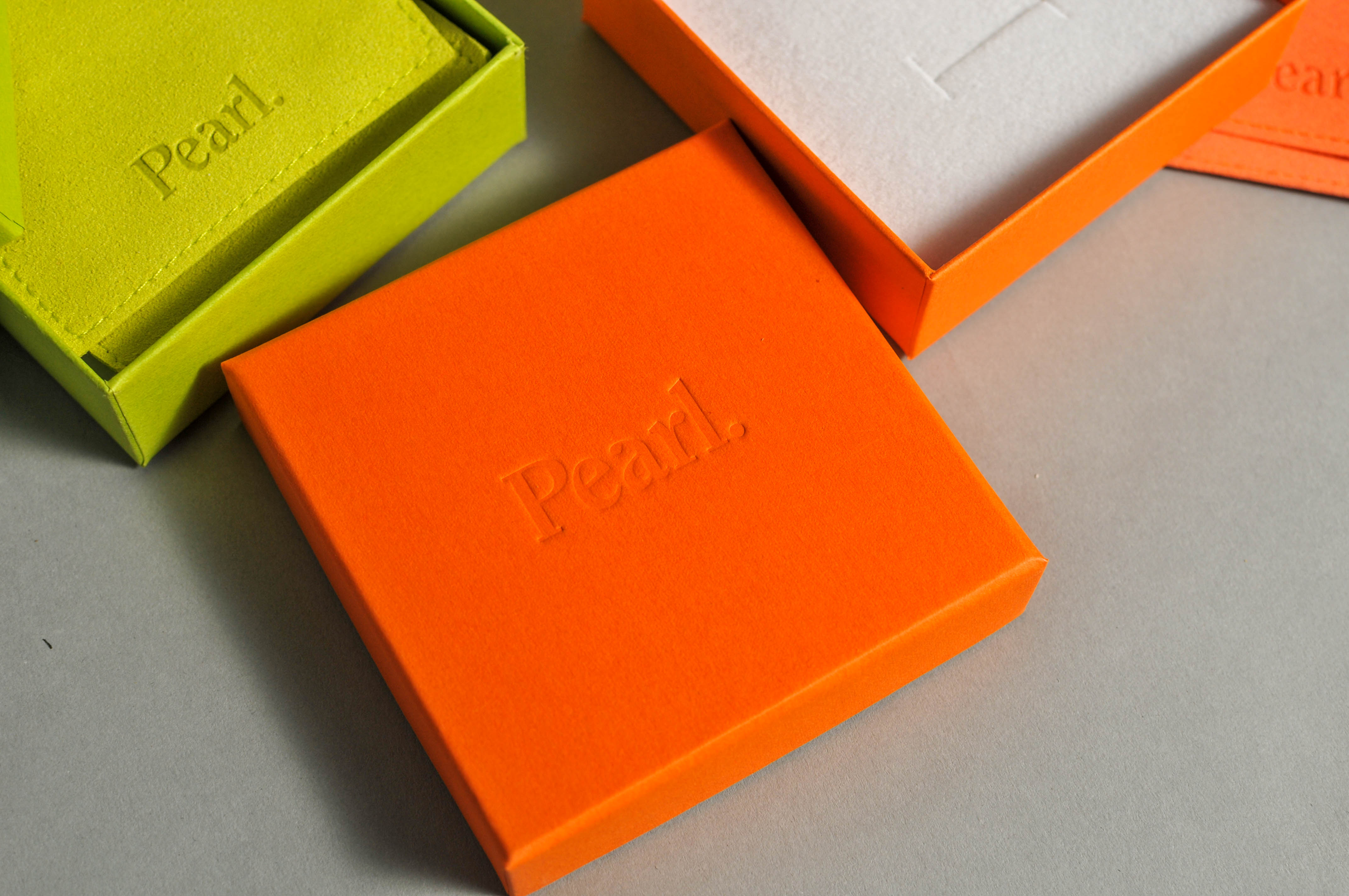 Lid Box Jewelry Earring Card Board Box White Insert Jewelry Pouch Envelope Suede Square Microfiber 