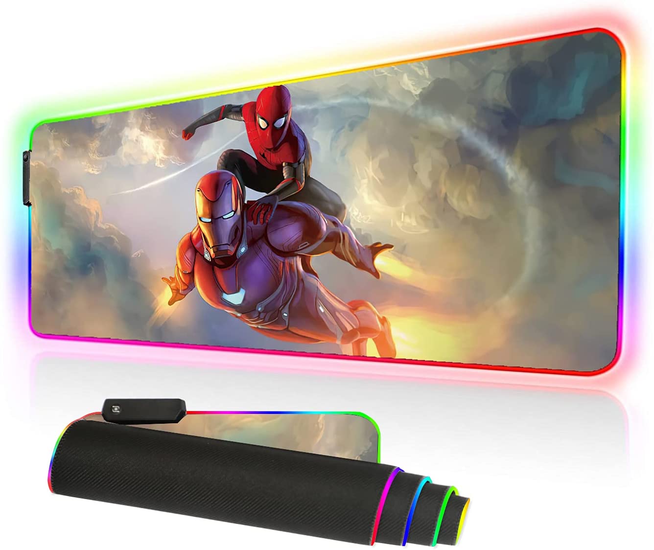 Custom Print Large Led Rgb Mouse Pad Computer Accessories Gaming Mouse Mat Led Gamer Computer Desk Mat 