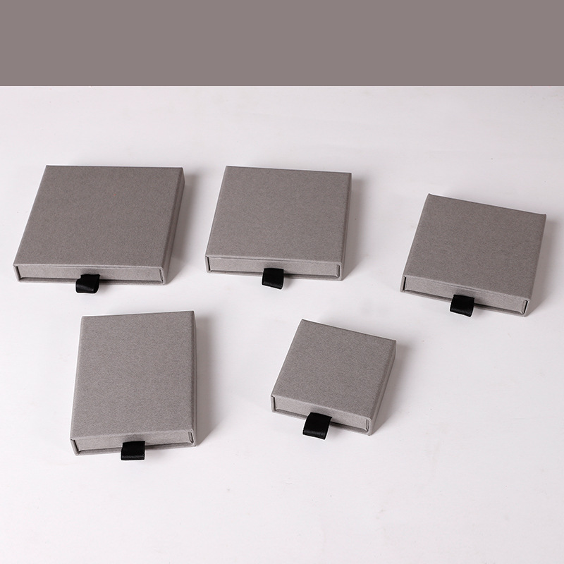 Custom Logo Small Paper Cardboard Jewelry Box Sliding Out Packaging Jewelry Boxes For Packaging Jewelry 