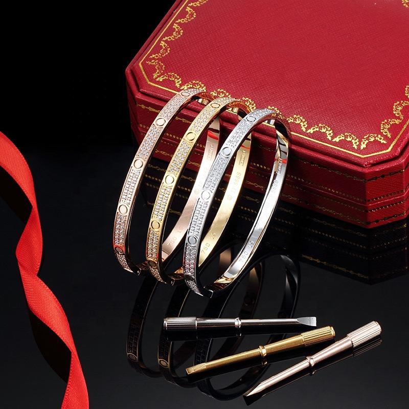 Ct Bracelets Screw Cuff C Bangle Bracelet Ason Stainless Steel Jewelry Love Cuff Bracelet For Women 