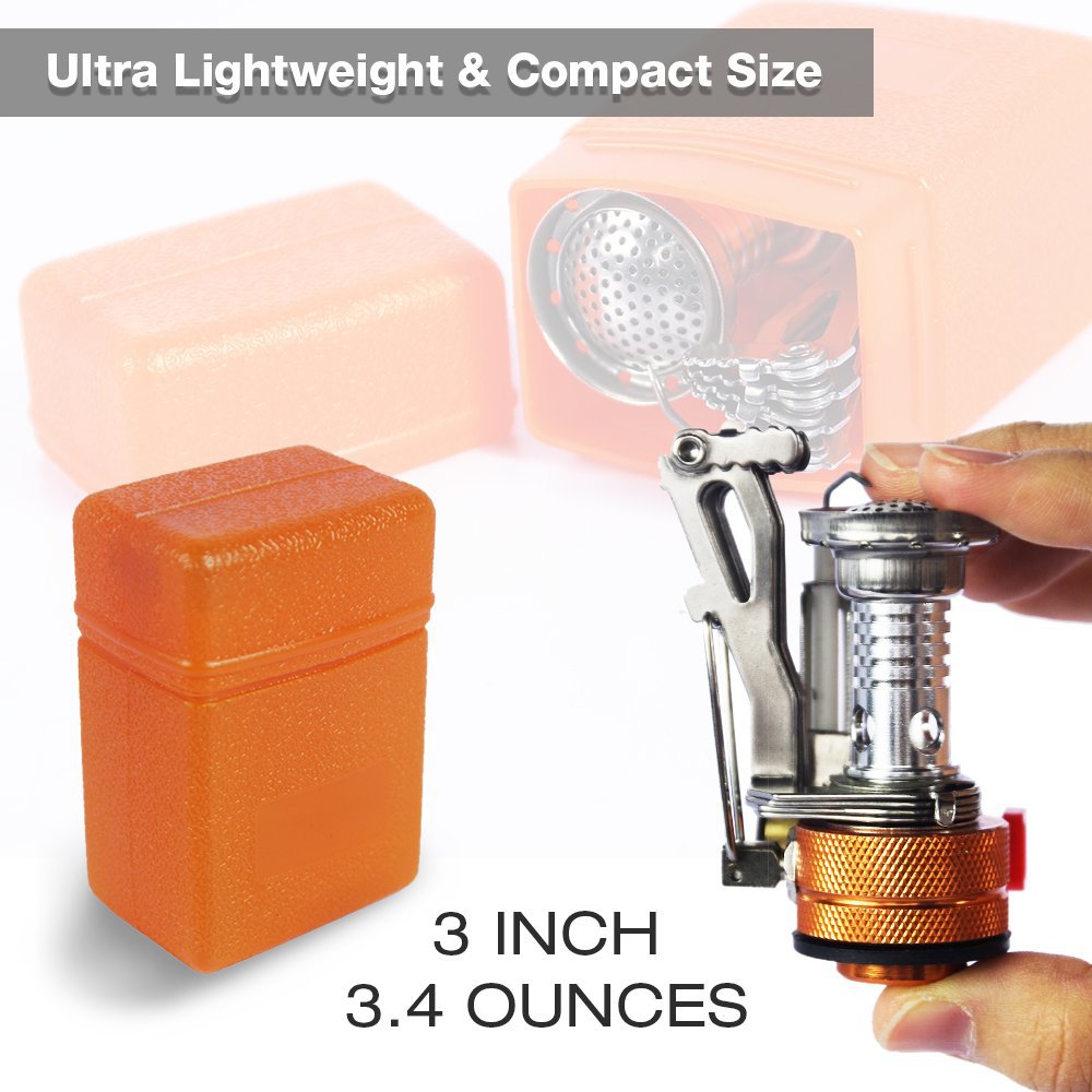 High Quality Mini Camping Stoves Folding Outdoor Gas Stove Portable Furnace Cooking Picnic Split Stoves Cooker Burners 