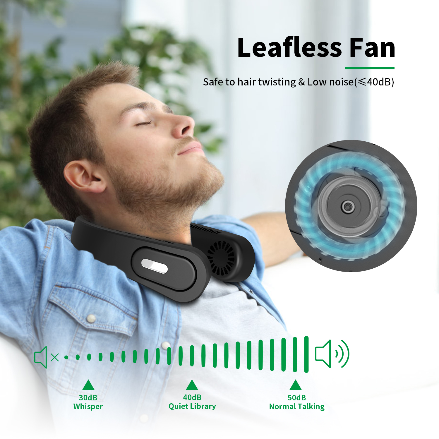 Mini Led Ceiling Fans Home Appliances Kitchen For Office Home Electric Lazy Neck Lash Fan 360 Rotating Fan Out Doors And School 