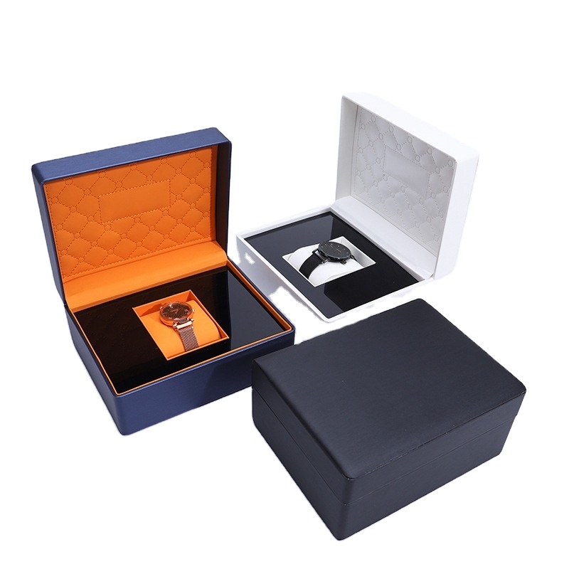 New Design Leather Jewelry Single Watch Package Show Storage Box 