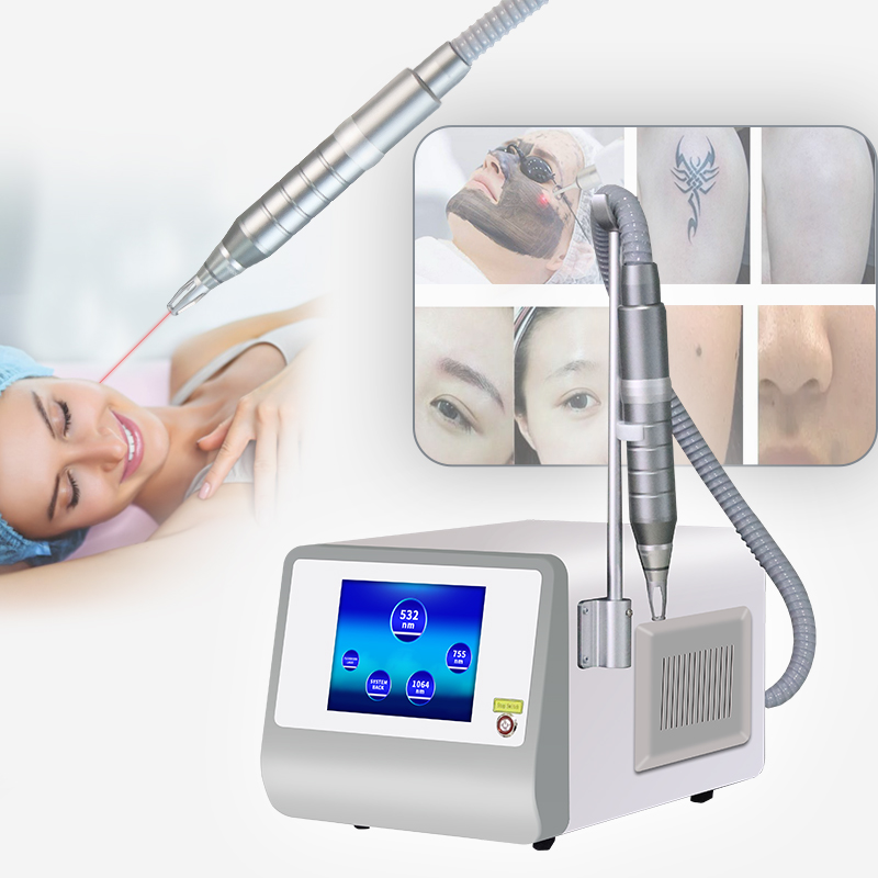 Aesthetic Beauty Device Q-switched Nd Yag Laser Tattoo Q Switched Nd Yag Laser Tattoo Removal Machine 