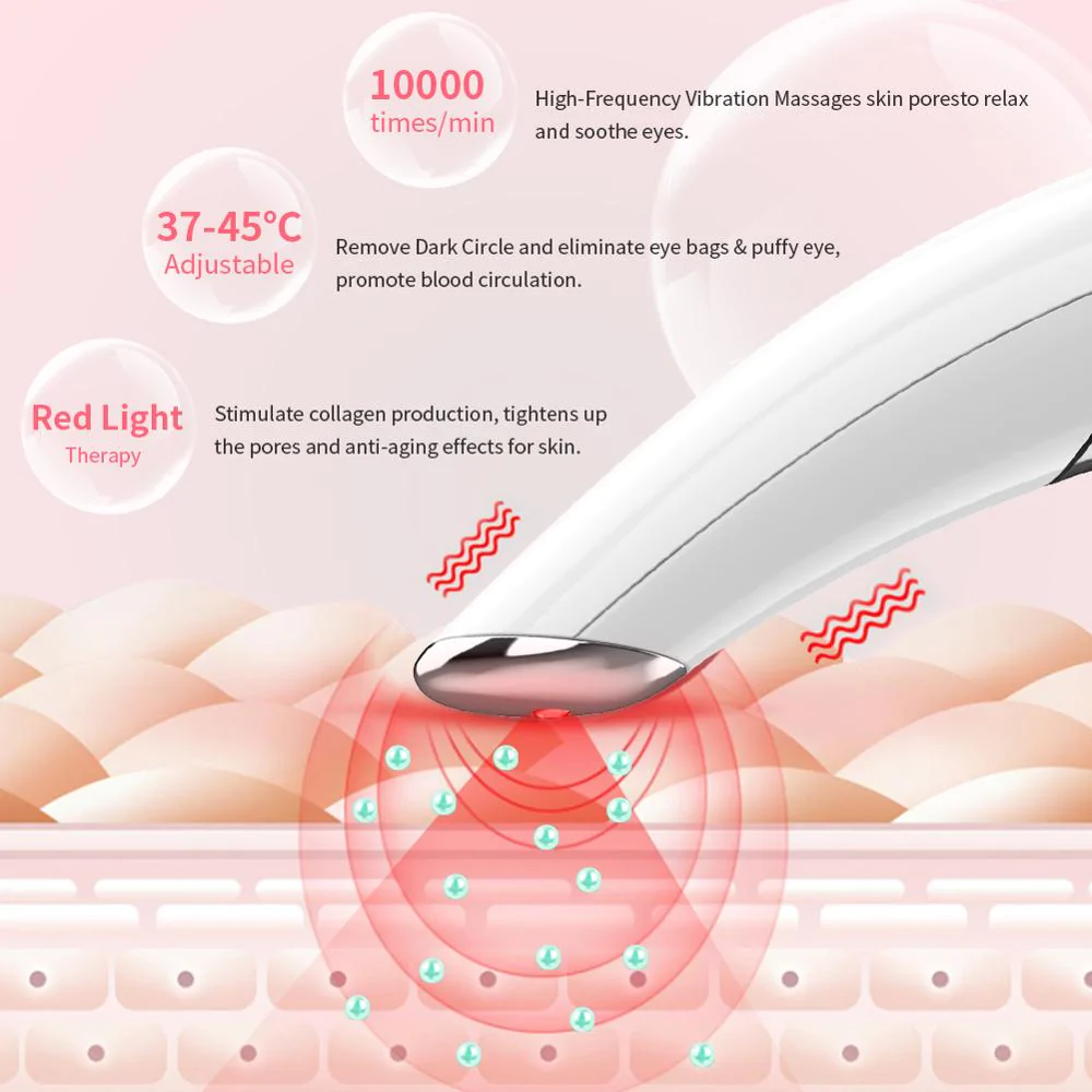 Top Selling Item In Usa Beauty Products For Women Eye Massage Tool Hot&amp;cold Beauty Wand For Eliminate Eye Wrinkle 