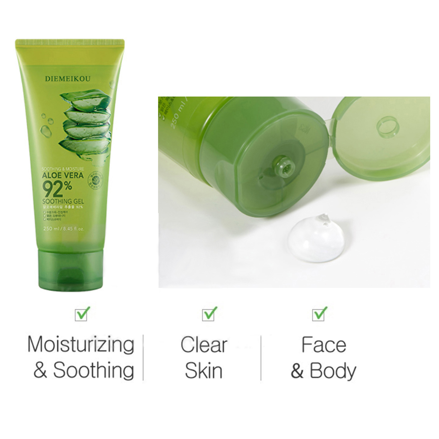 Oem/odm Factory Price Custom Moisturizing Whitening Face Beauty Products Organic Aloe Vera Multiselective Type Skin Care Set 