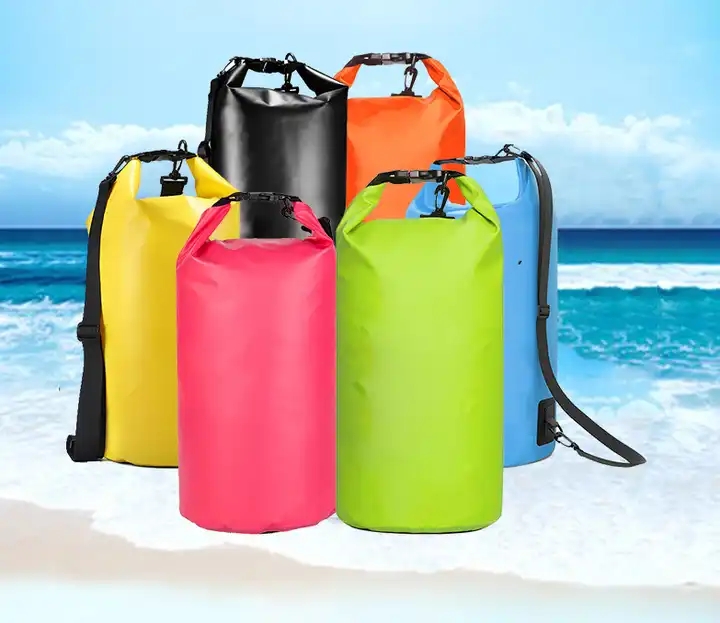 Hot Sale Waterproof Dry Bag Floating Lightweight Backpack Outdoor Waterproof Pvc Dry Storage Bag For Diving Swimming 