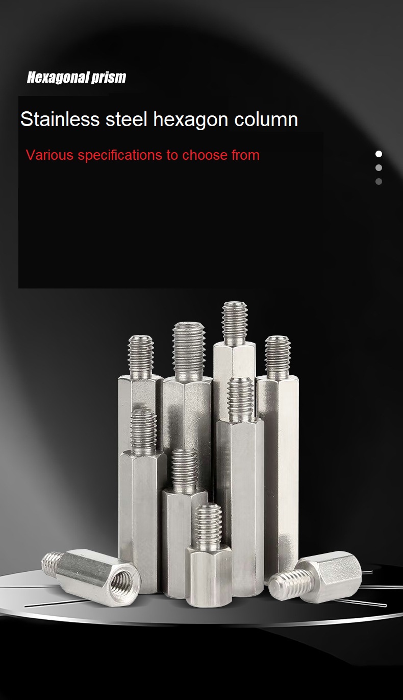 Stainless Steel Hexagon Screw Column M3*15+6 / Computer Metal Hardware And Accessories --hexagon Screw Column / Customizable 