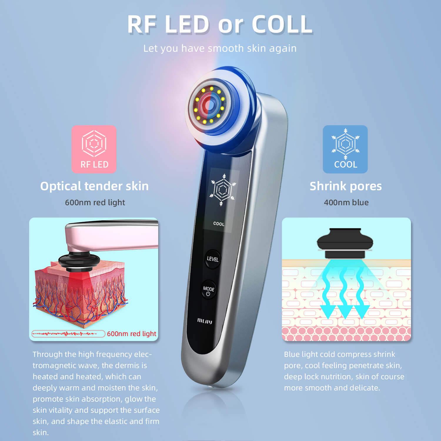 Best Sellers 2021/2022 Red Light Therapy Face &amp; Neck Lifting Massager Beauty Products For Women 