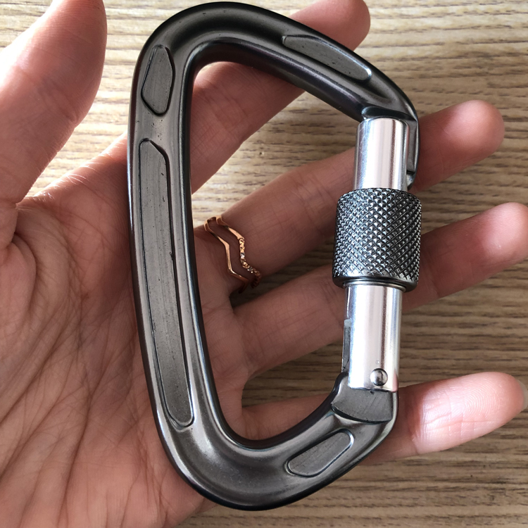Aluminum Climbing Mousqueton For Outdoor Sports 