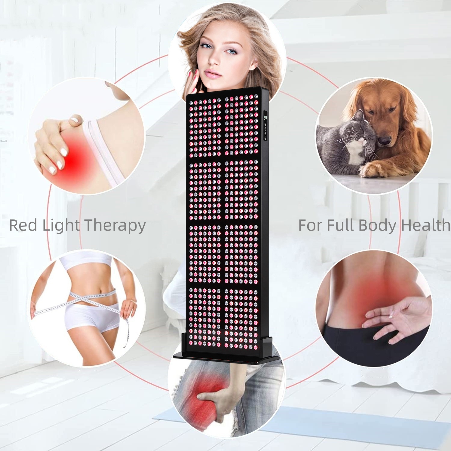 Women Other Face Care Beauty Products 560pcs Led Full Body Infrared Lamp Device Red Light Therapy Panel Christmas Gifts 