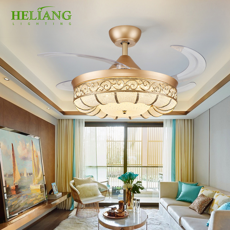 Home Appliances Abs Blades Dc Bldc Remote Control Invisible Ceiling Fan Lamp Manufacturers Sell Like Hot Cakes 