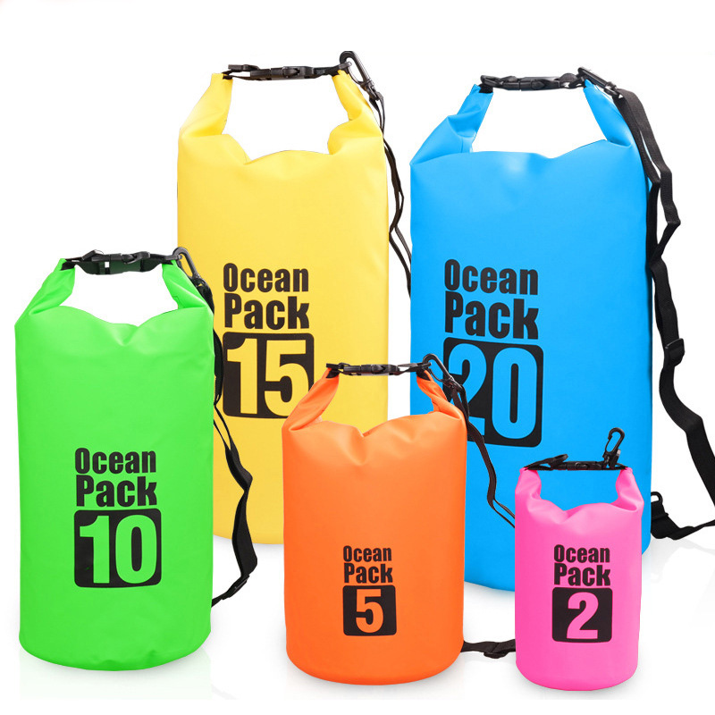 Custom Logo Camping Hiking Swimming Floating Pvc Dry Bag Backpack Water Sports Waterproof Dry Bag Ocean Pack 