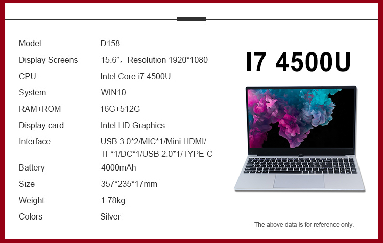 Hot Sale Factory Direct Get Free Laptop For Students Touch Screen Laptop 360 Degree 15.6 Cheap Laptop Computer With High Quality 