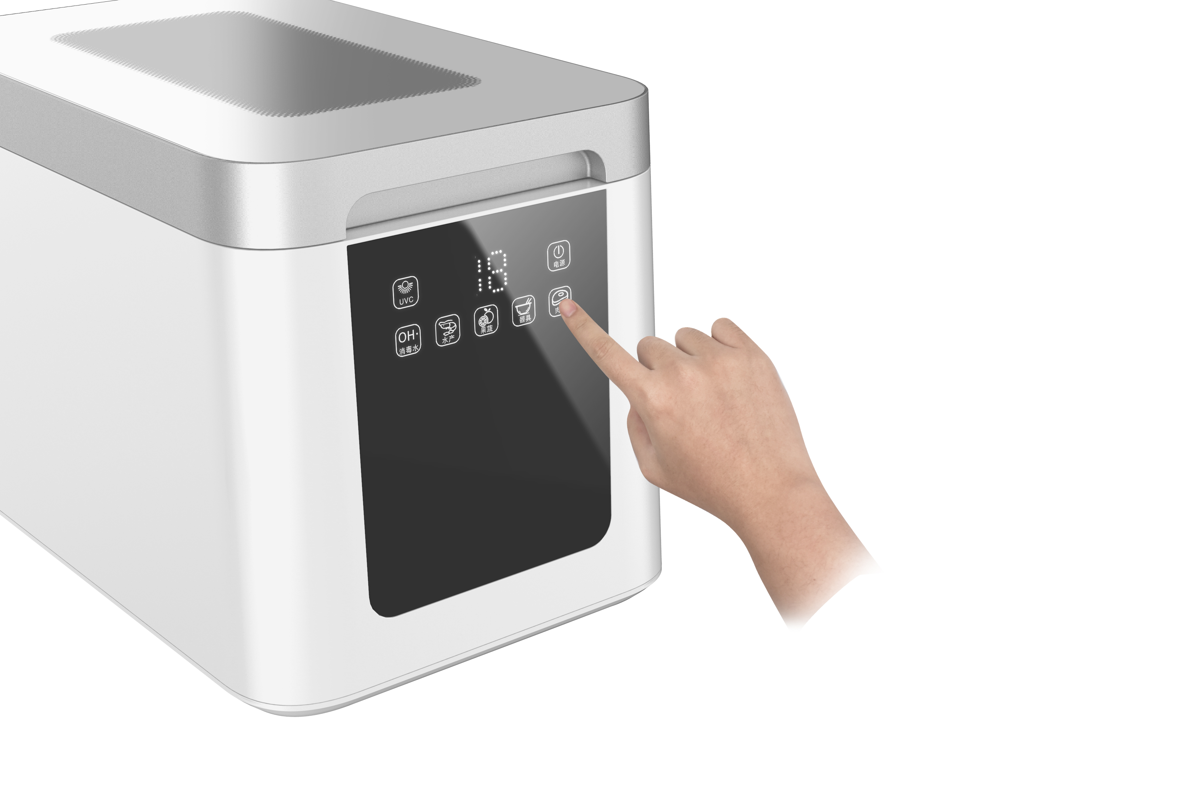 Home Appliance Electrolytic Hydroxyl Food Purifier Washing Machine Portable Household Fruits Meat And Vegetables Washers Machine 