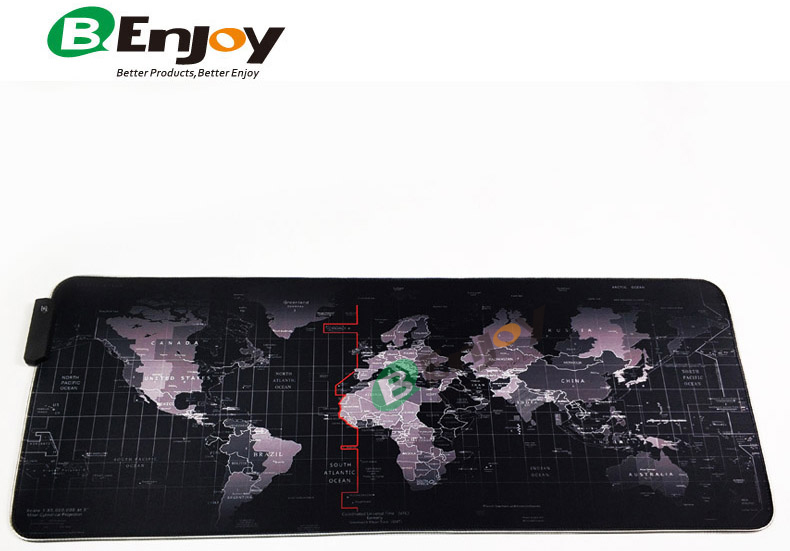 Custom Print Large Led Rgb Mouse Pad Computer Accessories Gaming Mouse Mat Led Gamer Computer Desk Mat 