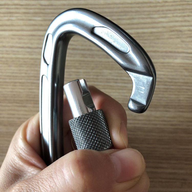 Aluminum Climbing Mousqueton For Outdoor Sports 