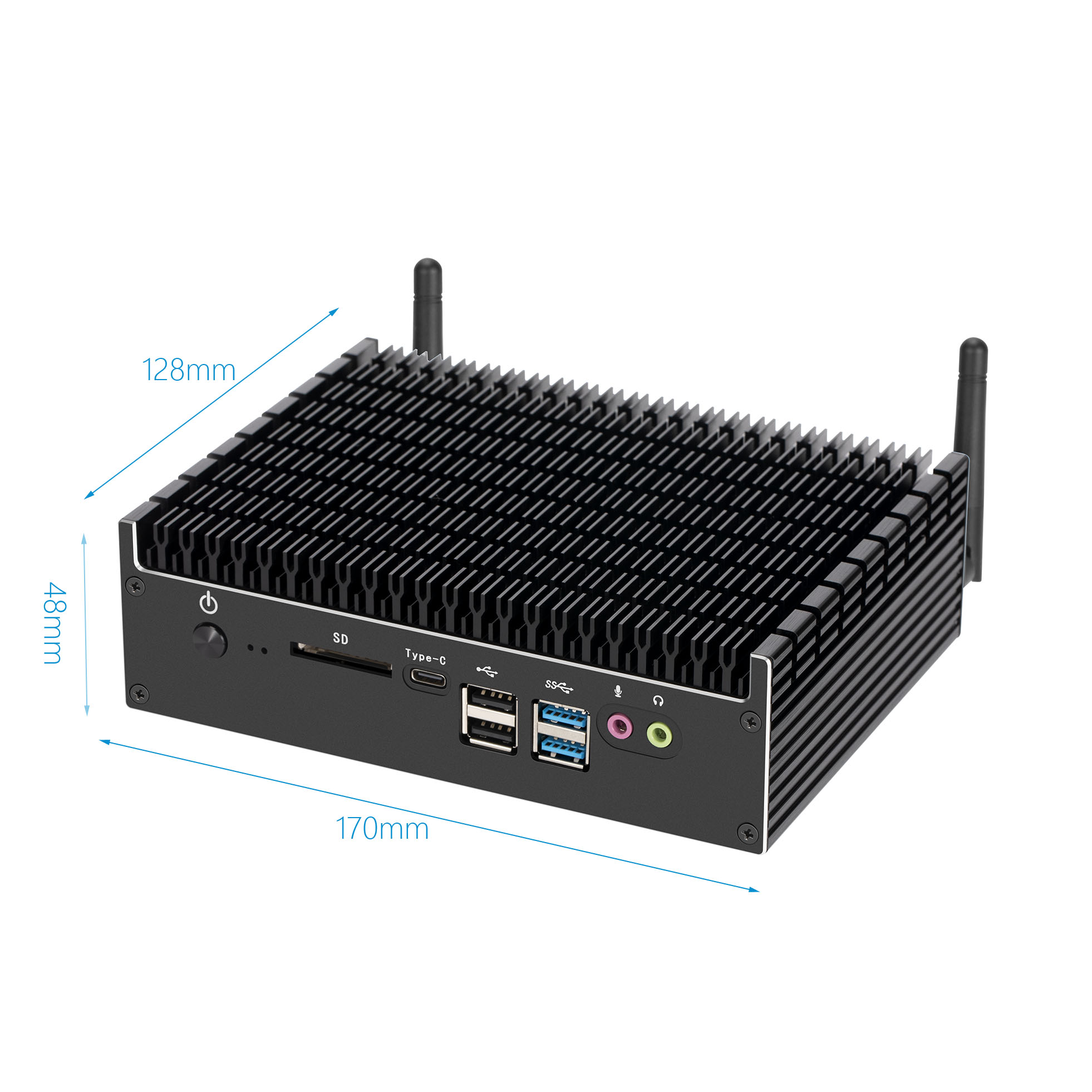 Nano Metal Minipc Nuc Box Max 32gb Ddr4 In-tel Core I7-8565u I5 I3 Desktop Pc Gaming Computer 2 Lans Rs232 Wifi Bt With Minipc 