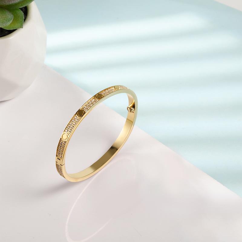 Ct Bracelets Screw Cuff C Bangle Bracelet Ason Stainless Steel Jewelry Love Cuff Bracelet For Women 