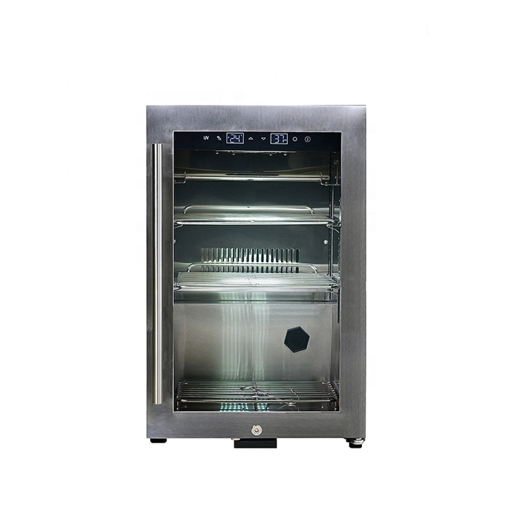 Oem 52l Compressor Fan Cooling Small Dry Ager Meat Cabinets Dry Age Fridge For Home Use 