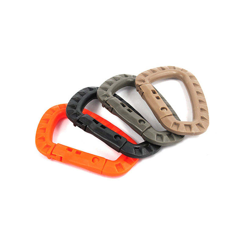 Outdoor Medium Tactical Carabiner Edc Molle Buckle Hook Backpack Molle System D Buckle Camping Climbing Accessories 