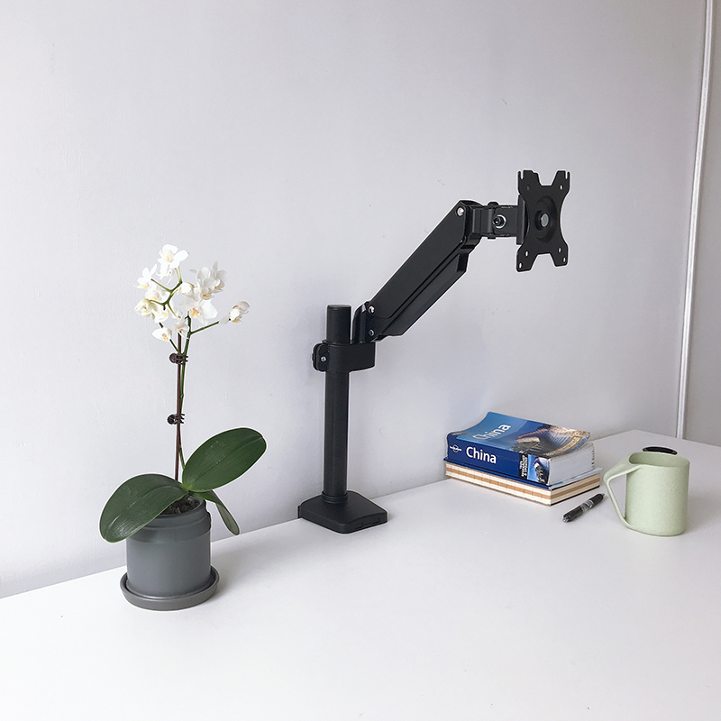 Ag8p-11 Single Morden Gas Spring Monitor Mount Max Vesa 100*100 Fits 13-32" Lcd Monitor Other Computer Accessories 