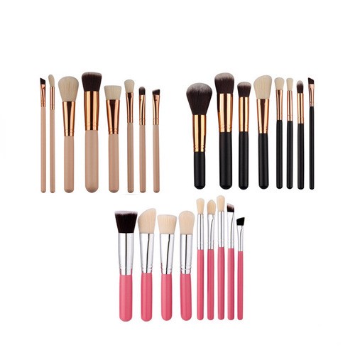 2022 New Arrivals Beauty Products 8pcs Makeup Brush Different Colors Makeup Brush Set Trending Products 