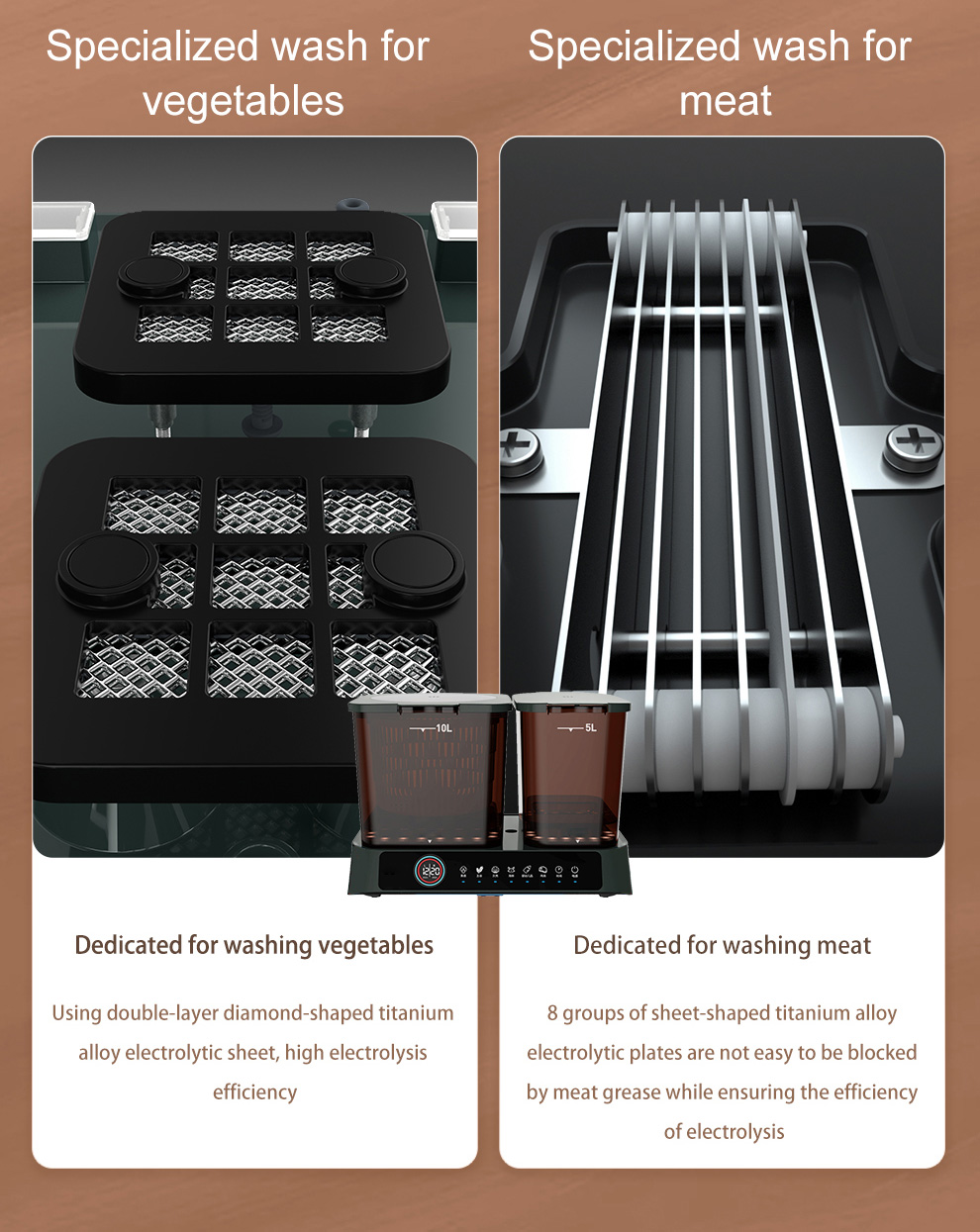 Newest Vegetable Purifier Remove Pesticide Residues Home Appliances Fruits And Vegetable Cleaner Foe Home 