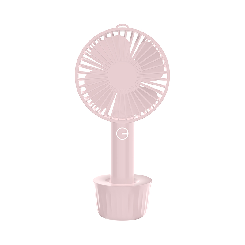 Smart Home Appliances Usb Charging Hand Fan Rechargeable Battery Operated Mini Handheld Fan With Stand Base 