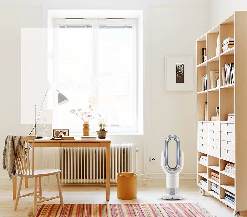 Fan And Heater 2 In 1 Modern Luxury Home Appliance Air Cooler Bladeless Fan Heater 