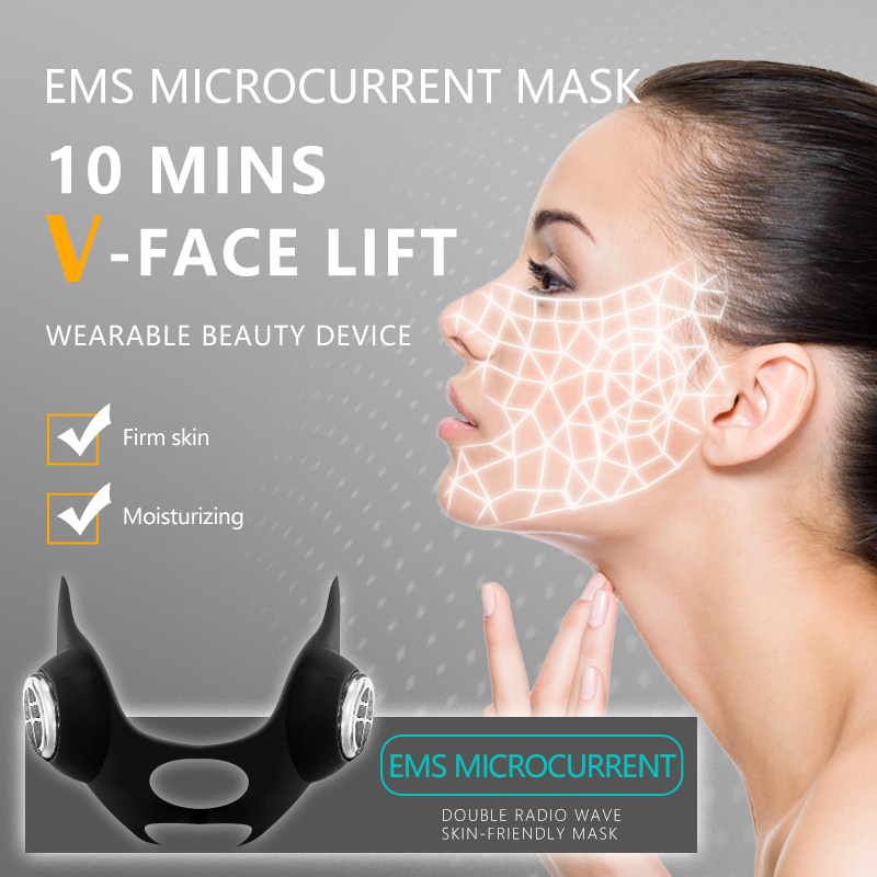 Best Selling Beauty Product 2022 Ems Microcurrent Facial Massager Skin Care &amp; Tools Led Facial Masks 