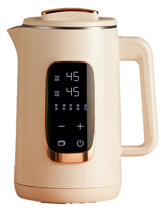 Hot Sales1.5l Capacity 304 Stainless Steel Inner Pot Double Shell Touch Screen For Home Appliances Electric Kettle 