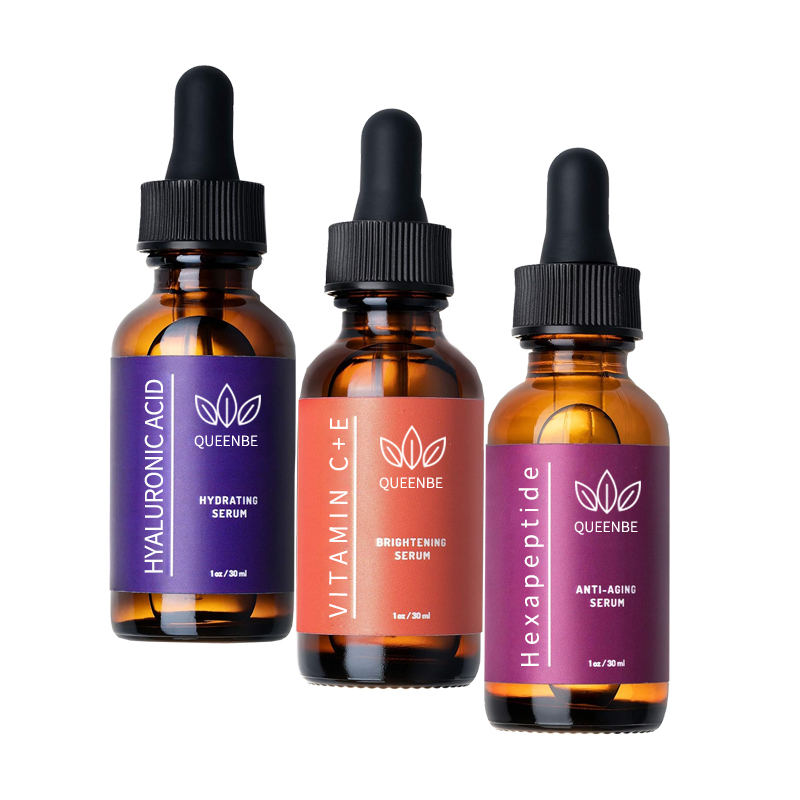 Beauty Products For Women High Quality Private Label Anti Aging Whitening Hydrating Face Serum Vitamin C Hyaluronic Acid 