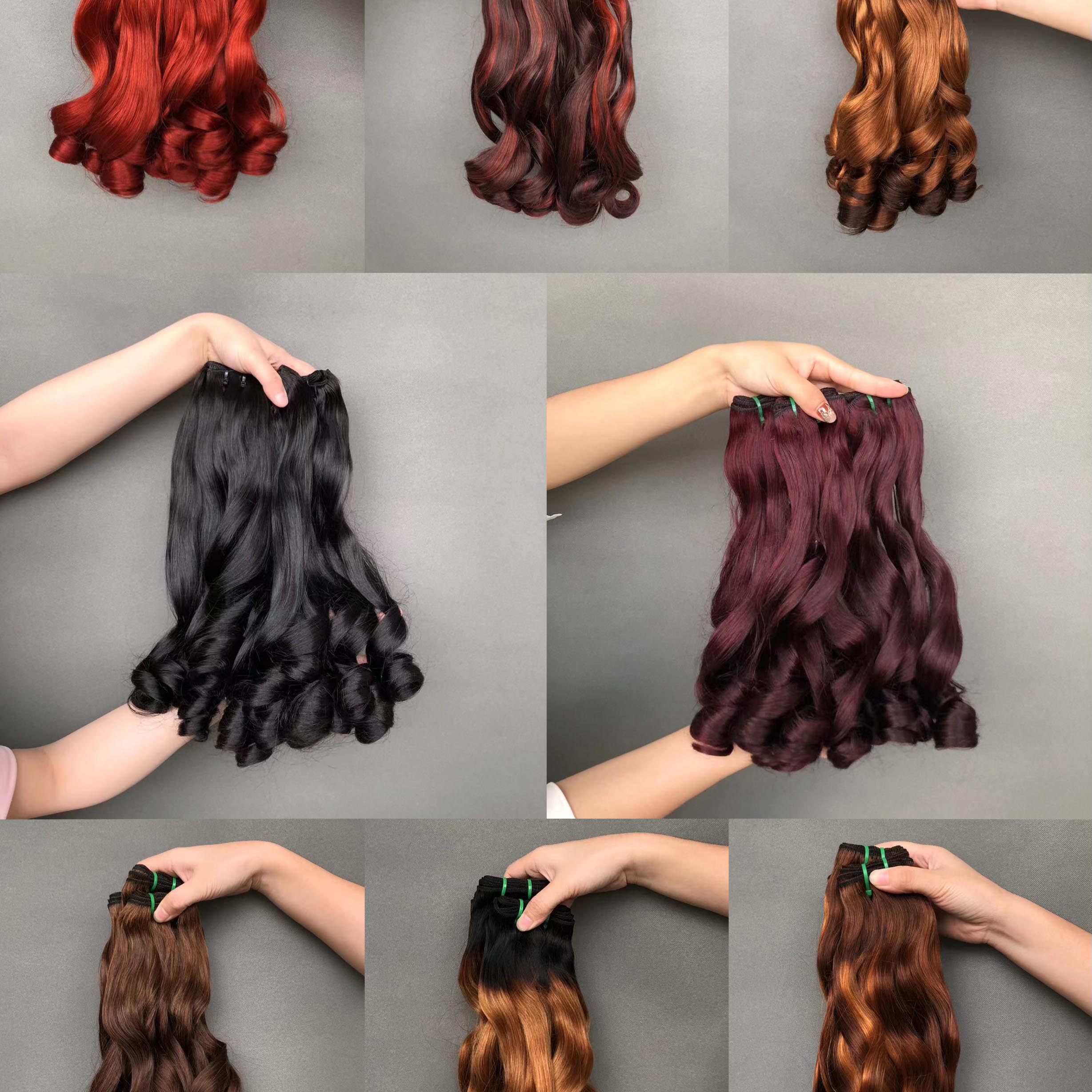 Fast Shipping Cheap Natural Color Bouncy Wave Magic Curl Human Hair Bundles Brazilian Human Hair Beauty Products For Women 